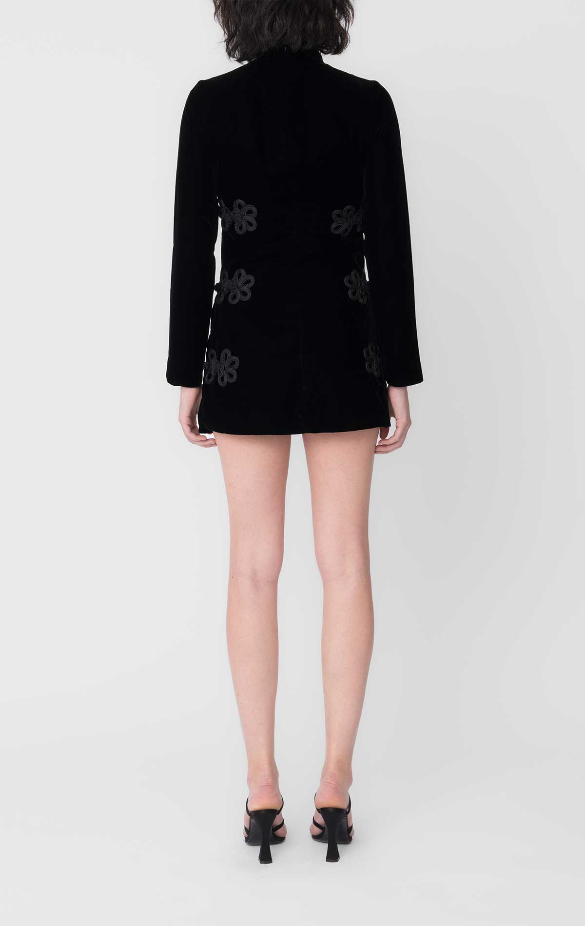Silvia Astore Ming Dress Black Velvet