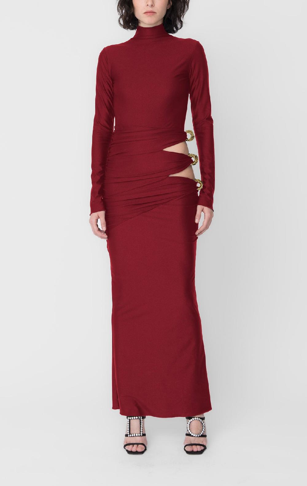 silvia astore Nora Dress Plum Lycra