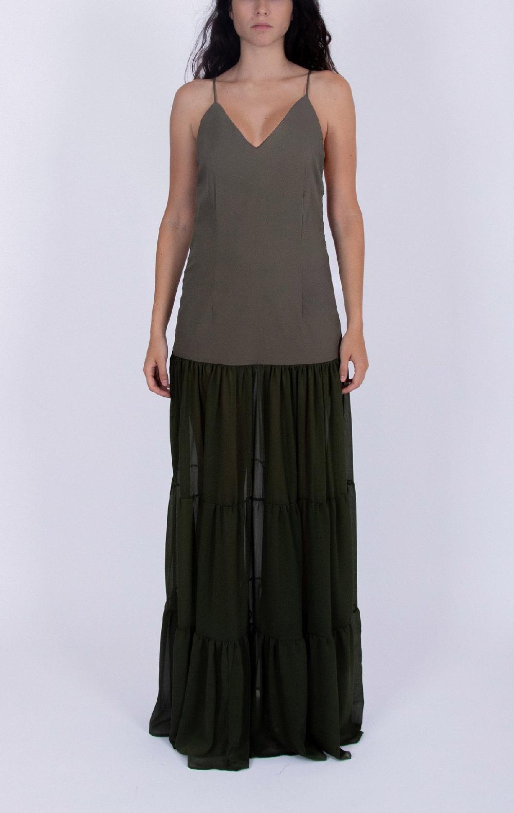 silvia astore Olimpia Dress Olive green