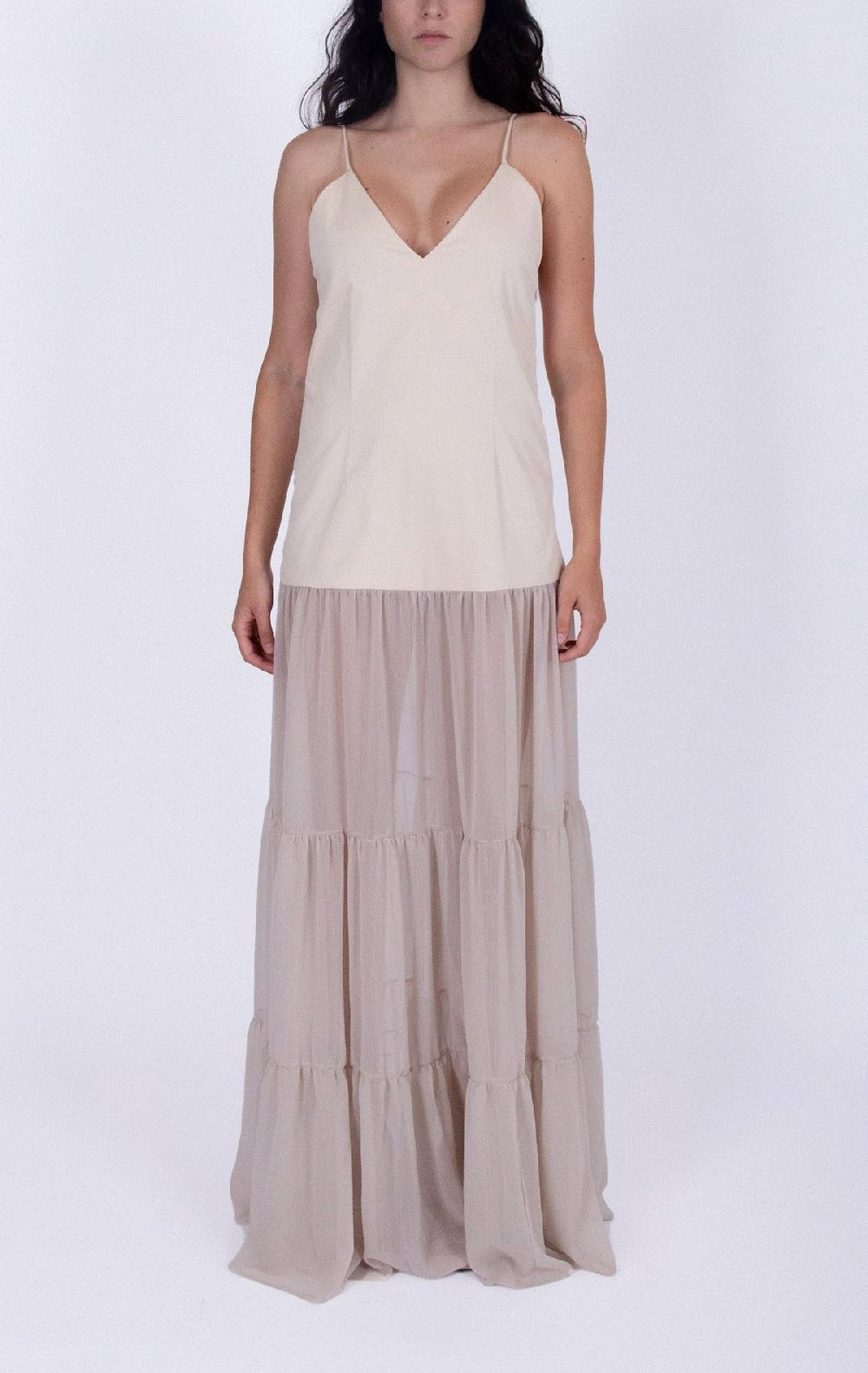 silvia astore Olimpia Dress Sand