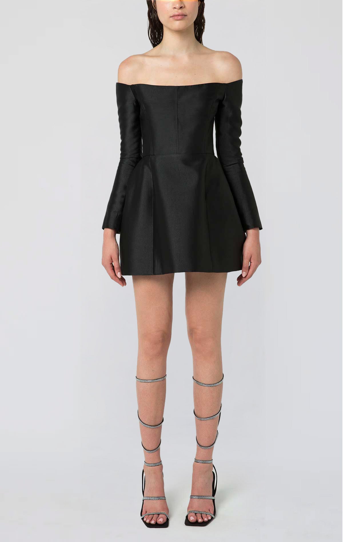 silvia astore Silvi Dress Black Mikado