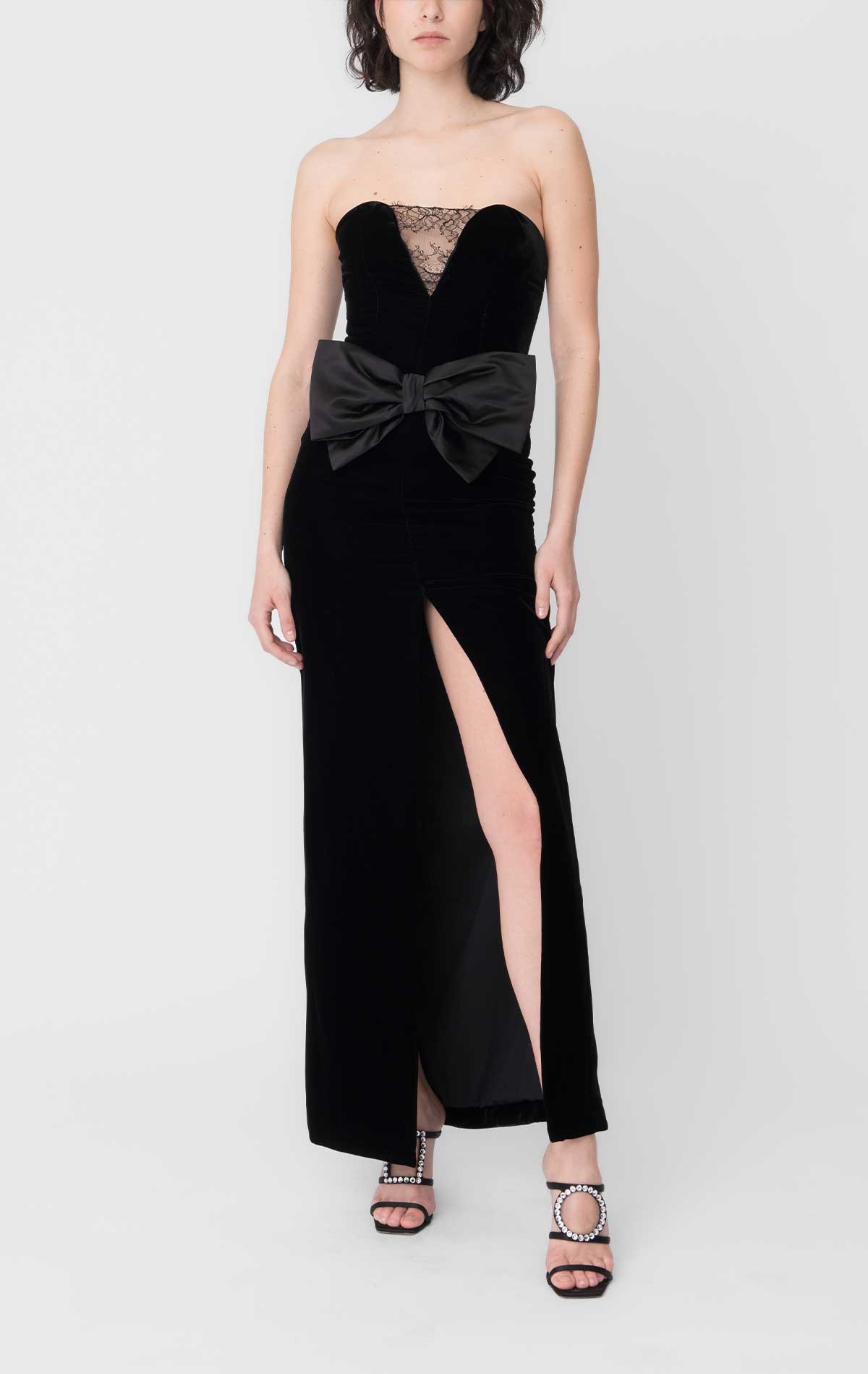 Silvia Astore Vivienne Dress Black Velvet