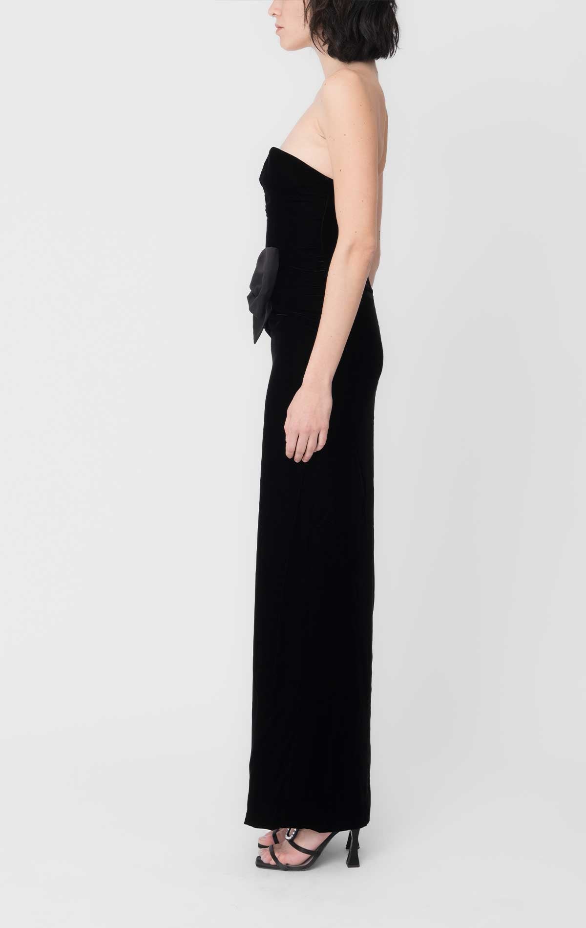 Silvia Astore Vivienne Dress Black Velvet
