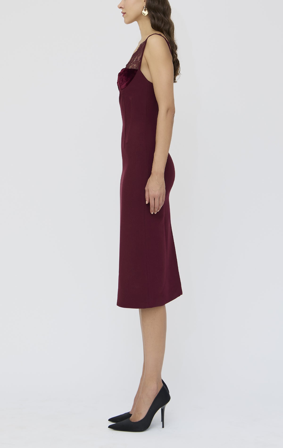 Silvia Astore Zelda Dress Burgundy