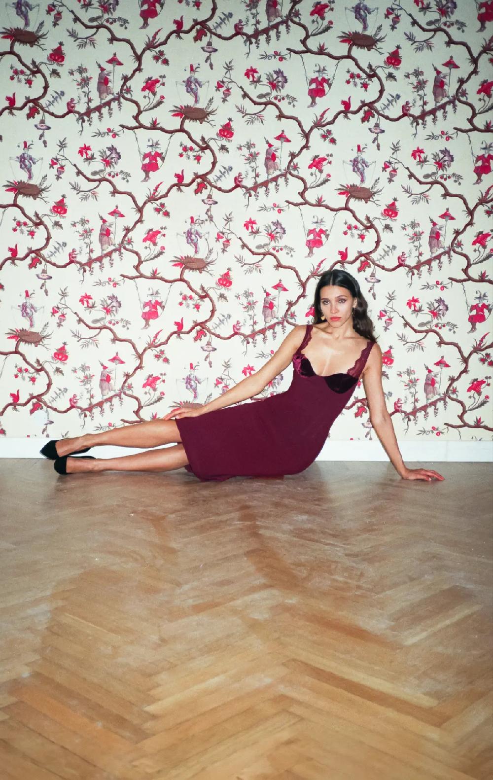 Silvia Astore Zelda Dress Burgundy
