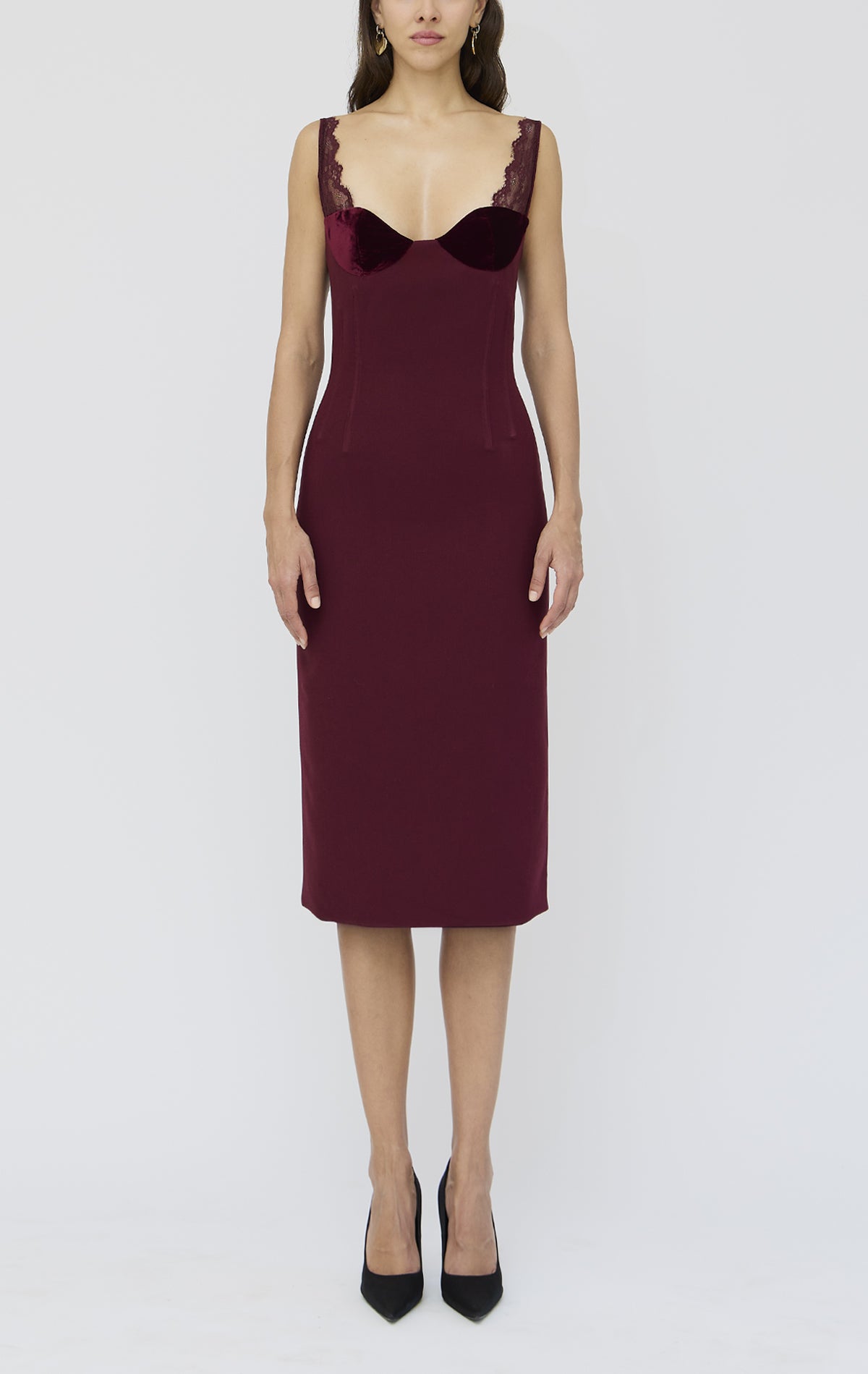 silvia astore Zelda Dress Burgundy