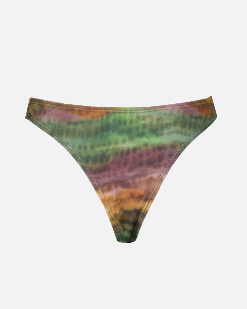 Simmi Animal Print Trim Detail Bikini Bottoms