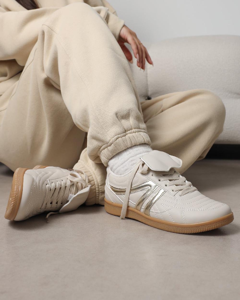 simmi Beige Trainers