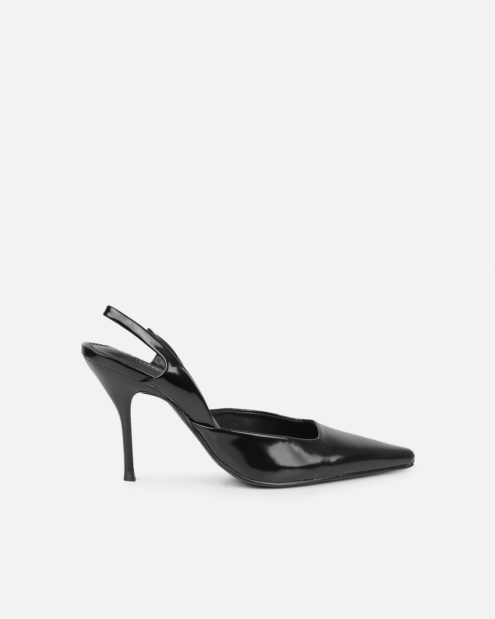 Simmi Black Box Sling Back Court Shoes