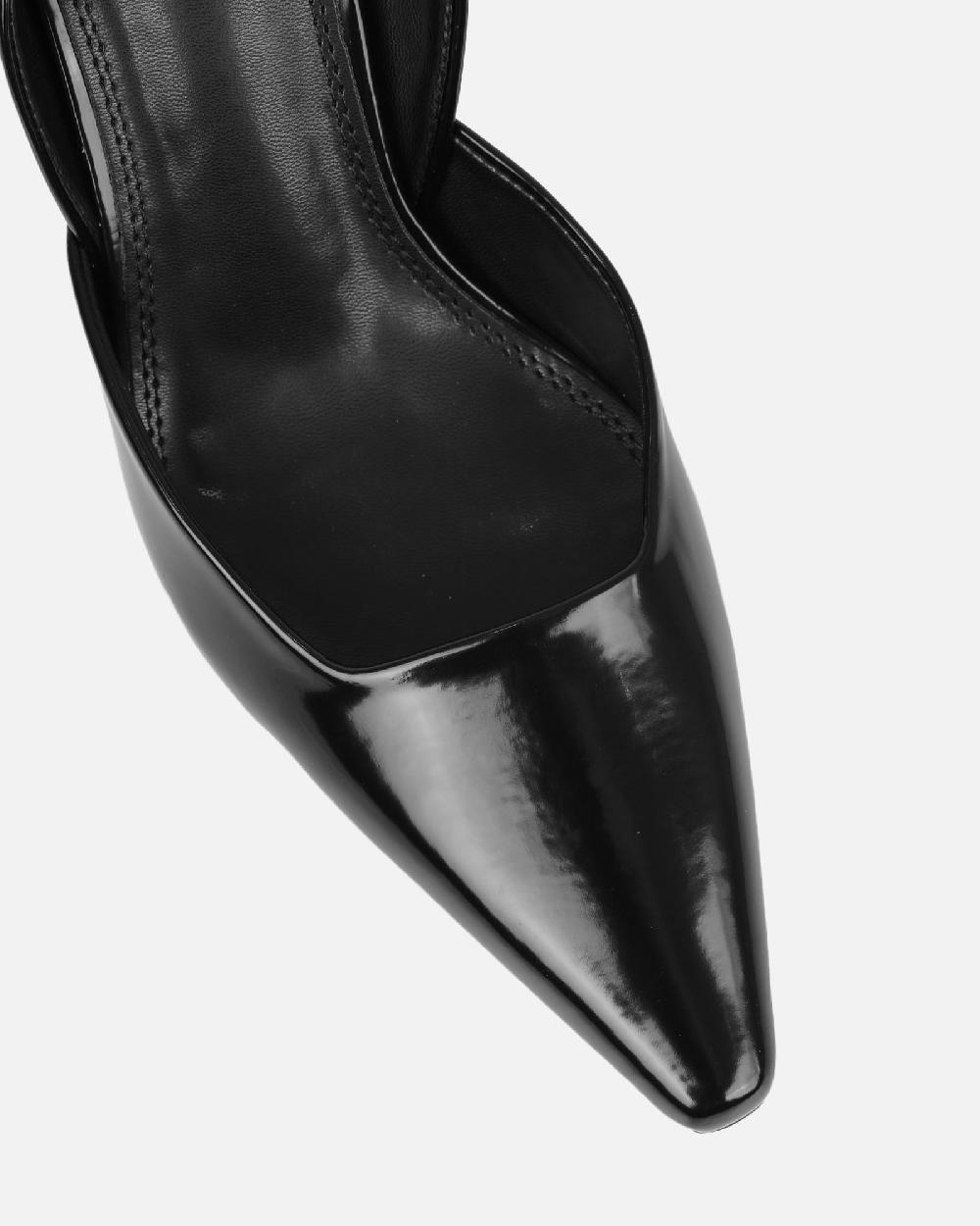 Simmi Black Box Sling Back Court Shoes