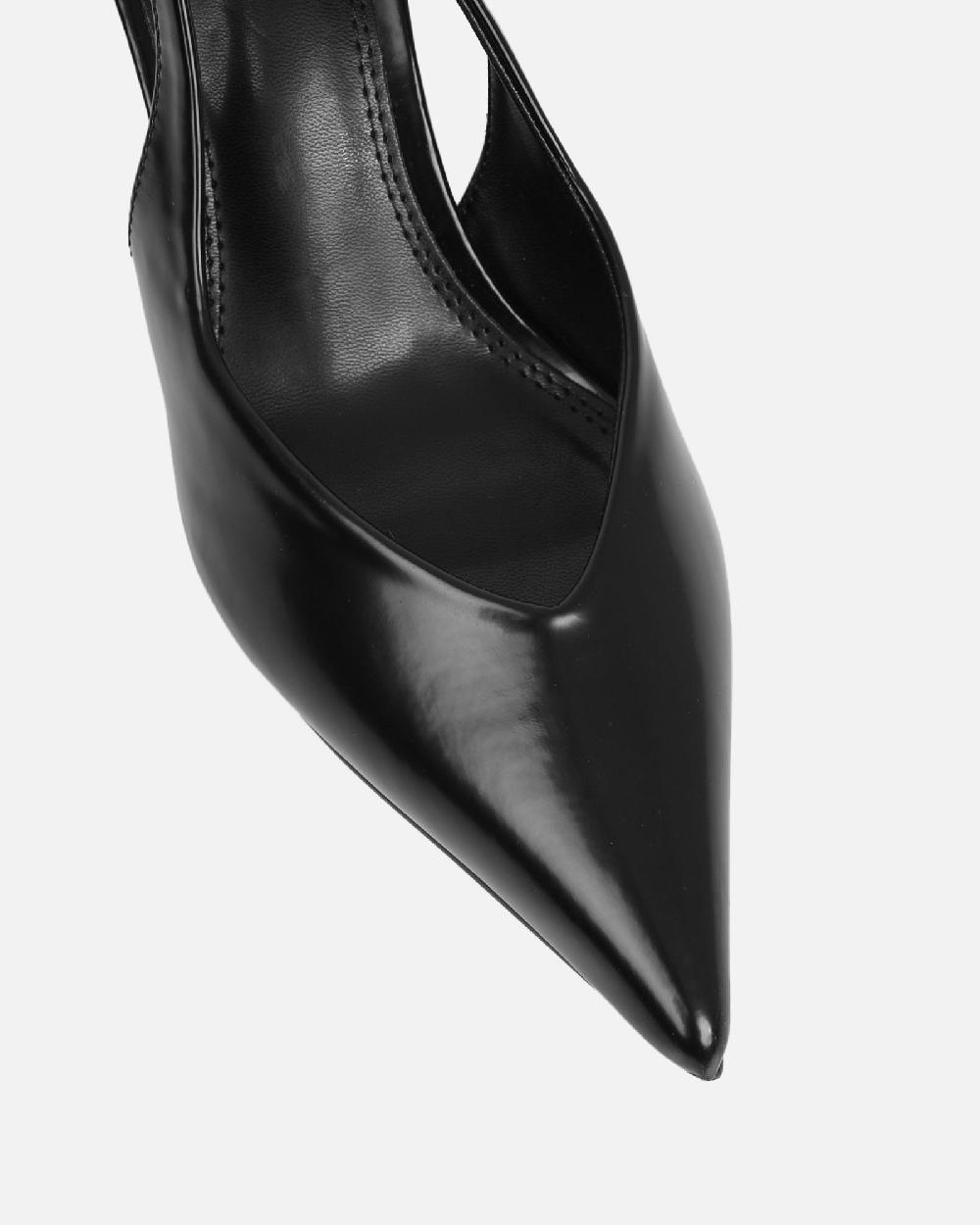 Simmi Black Box Slingback Court Shoes