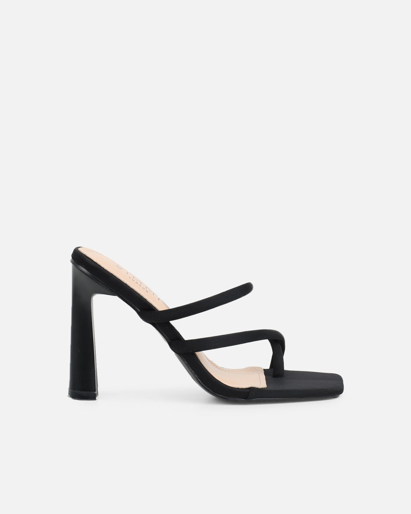 Simmi Black Lycra Mules