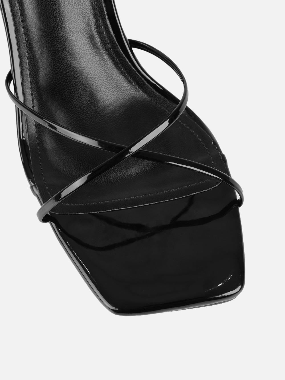 Simmi Black Patent Mules