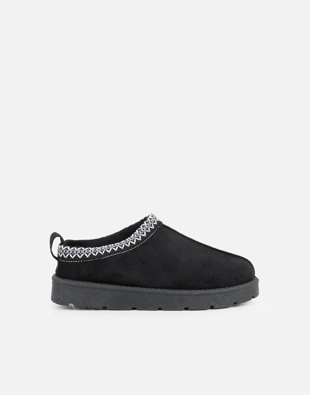 Simmi Black Slippers