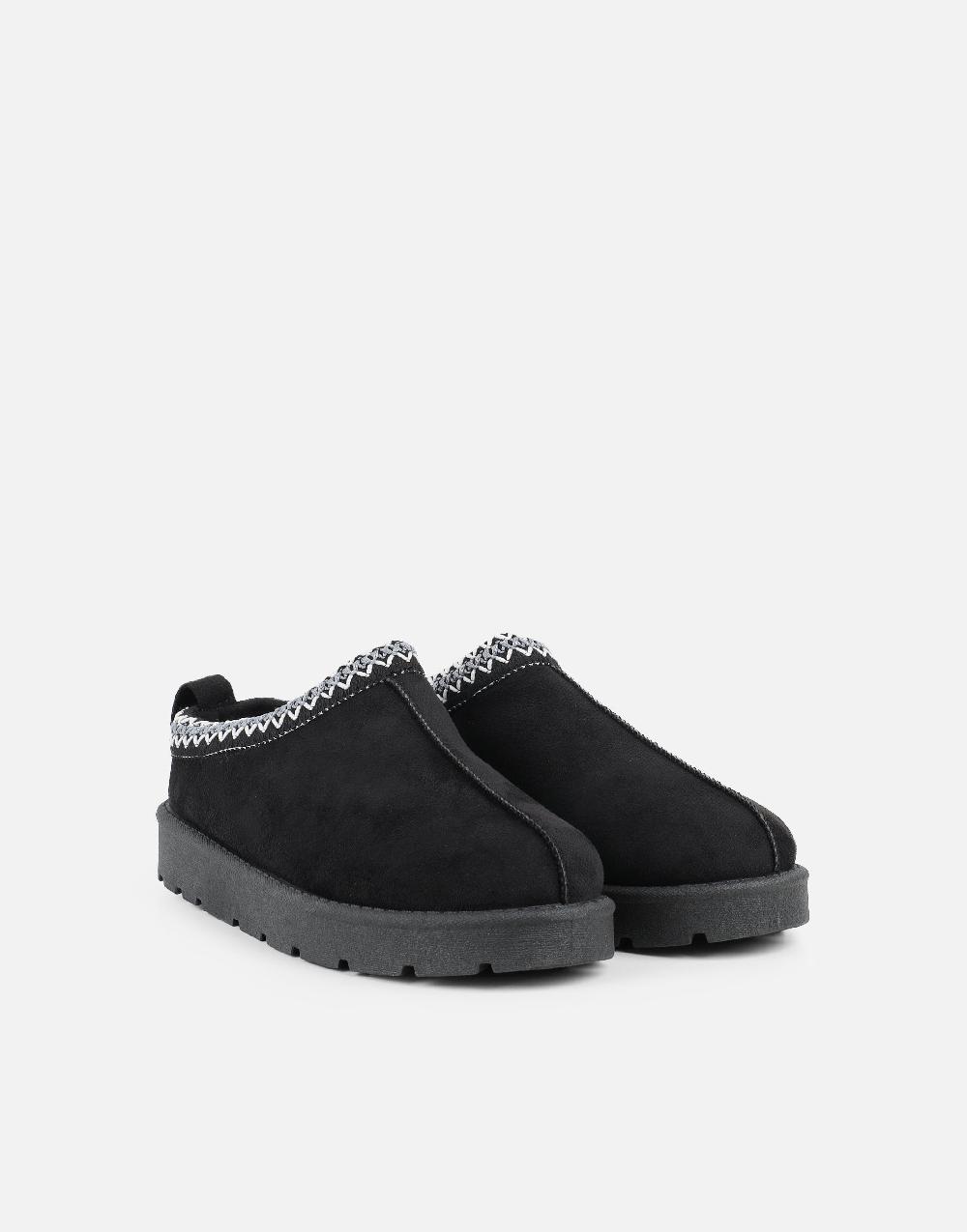 Simmi Black Slippers