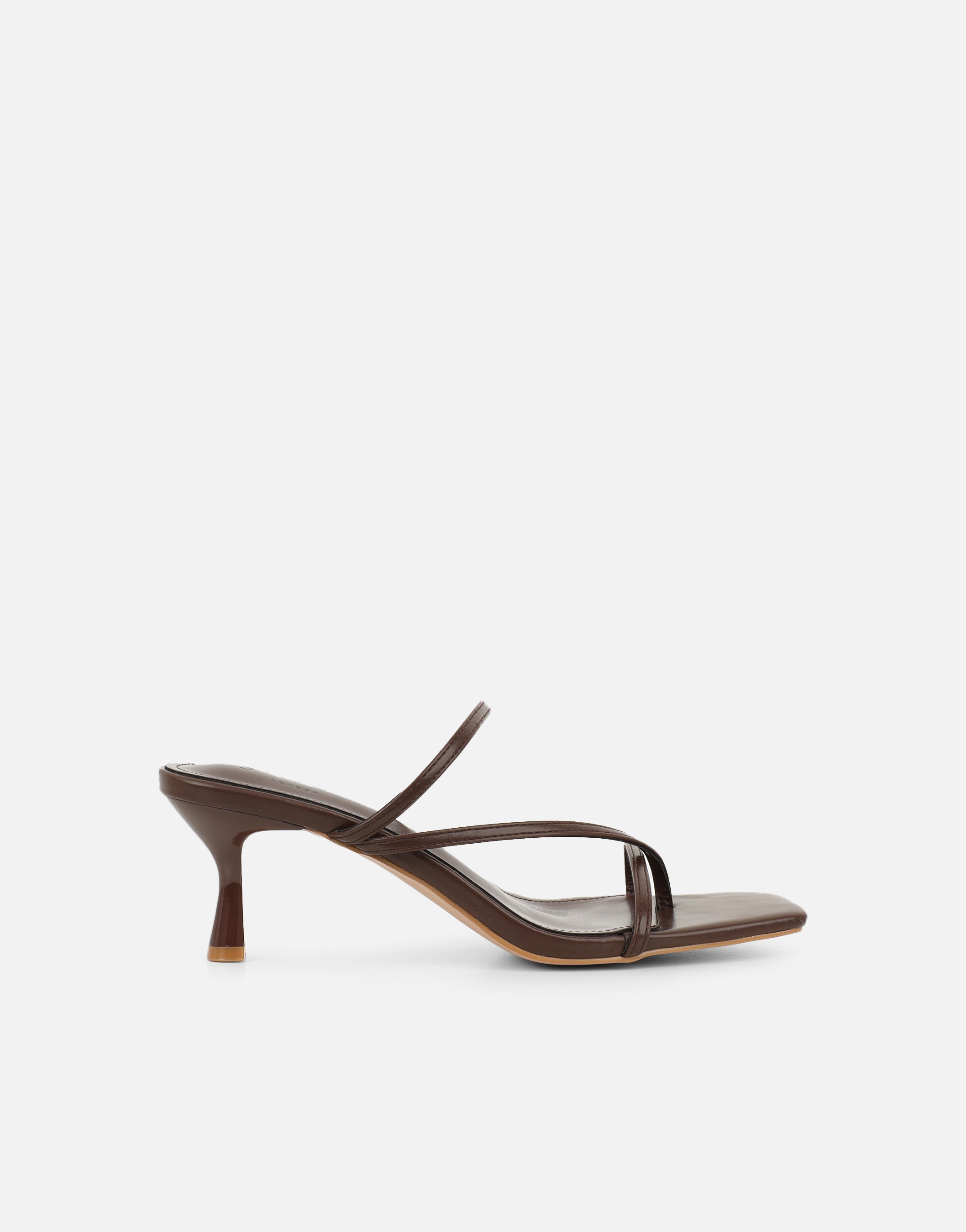 Simmi Brown Toe Thong Mules