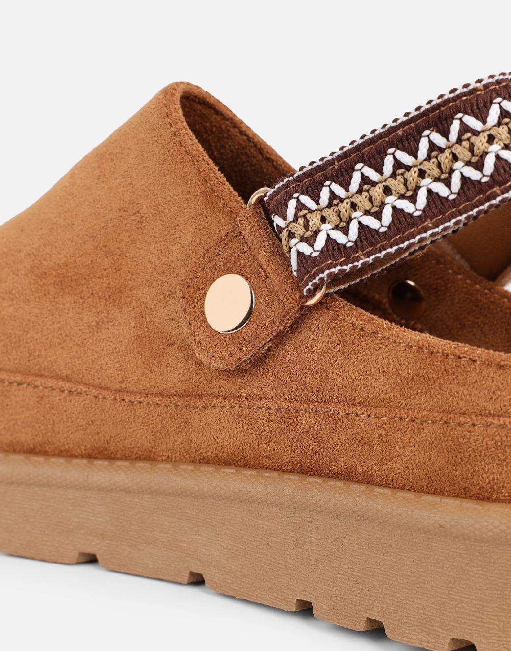 Simmi Chestnut Slippers