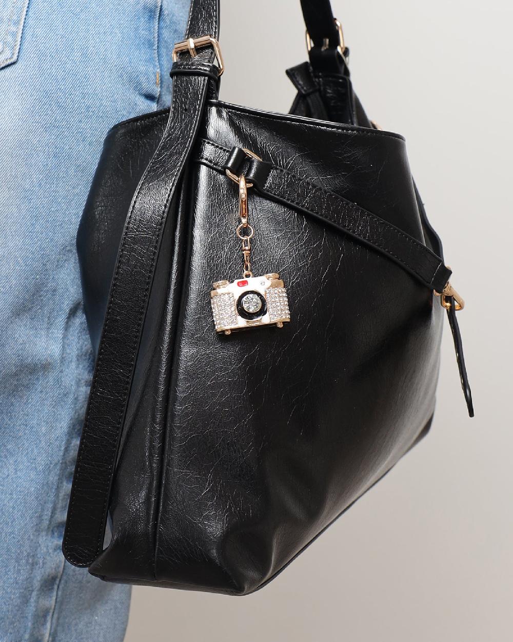 simmi Gold Camera Charm