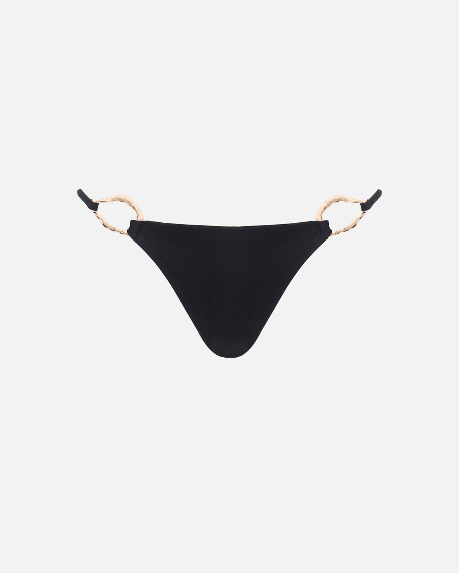 Simmi Gold Hardware Black Bikini Bottoms