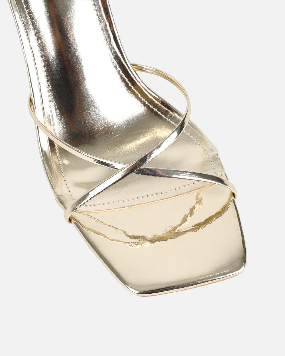 Simmi Gold Mirror Mules
