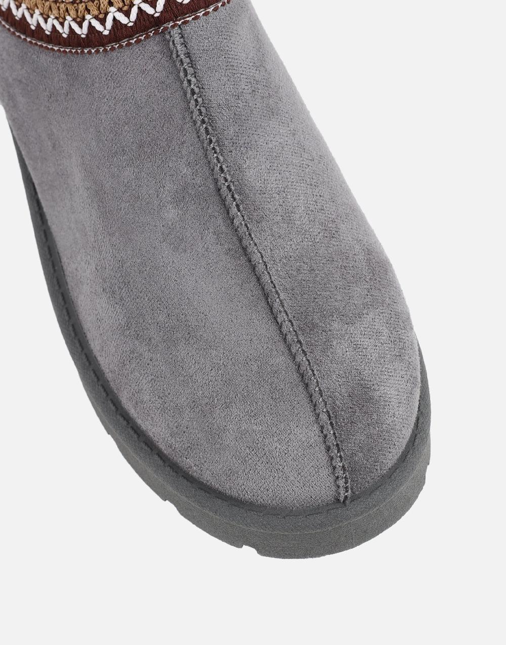 Simmi Grey Slippers