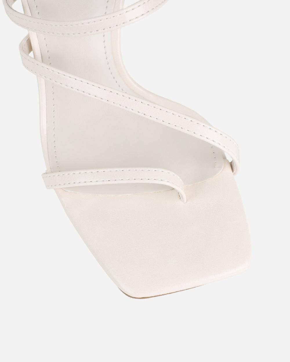 Simmi Ivory Strappy Mules