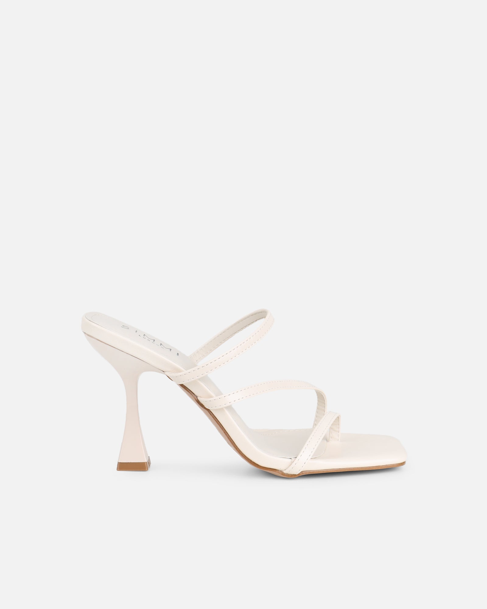 Simmi Ivory Strappy Mules
