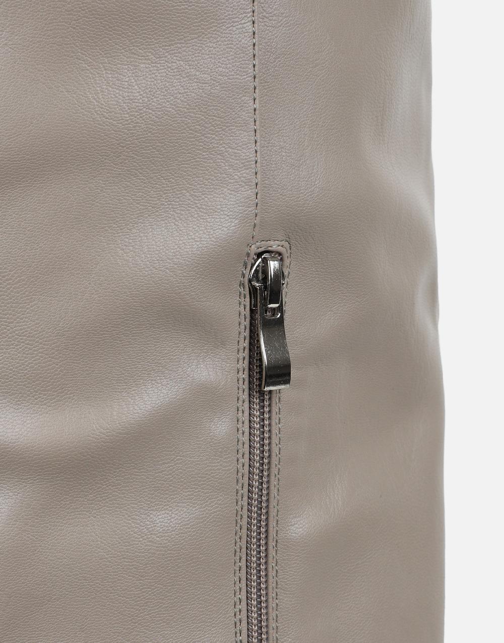 Simmi Mushroom Knee High Heeled Boots