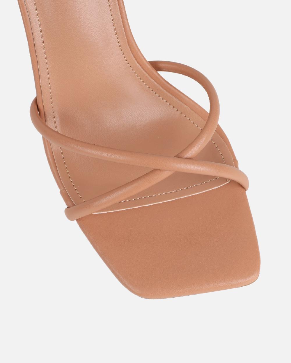 Simmi Nude Heeled Sandals