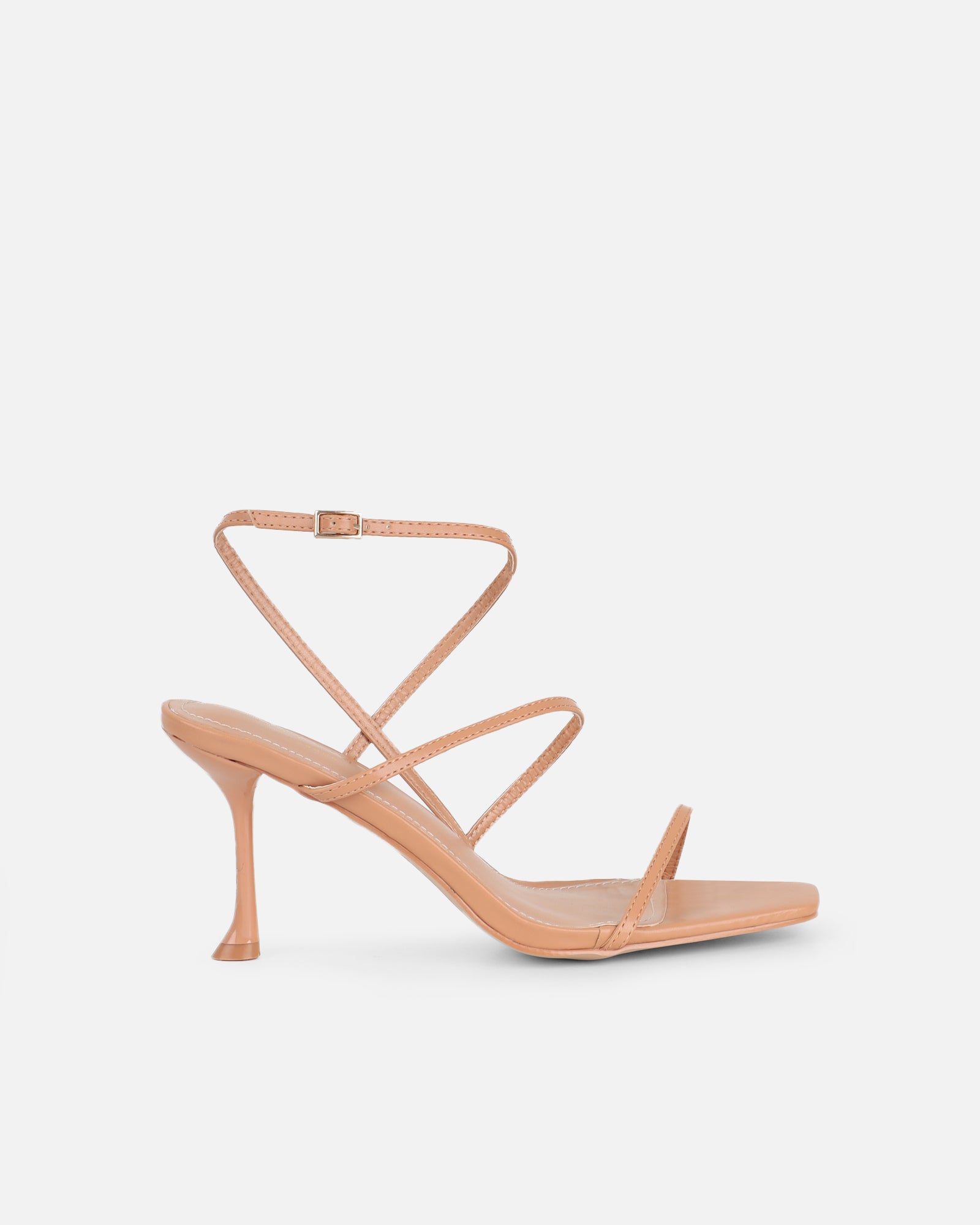 Simmi Nude Heeled Sandals
