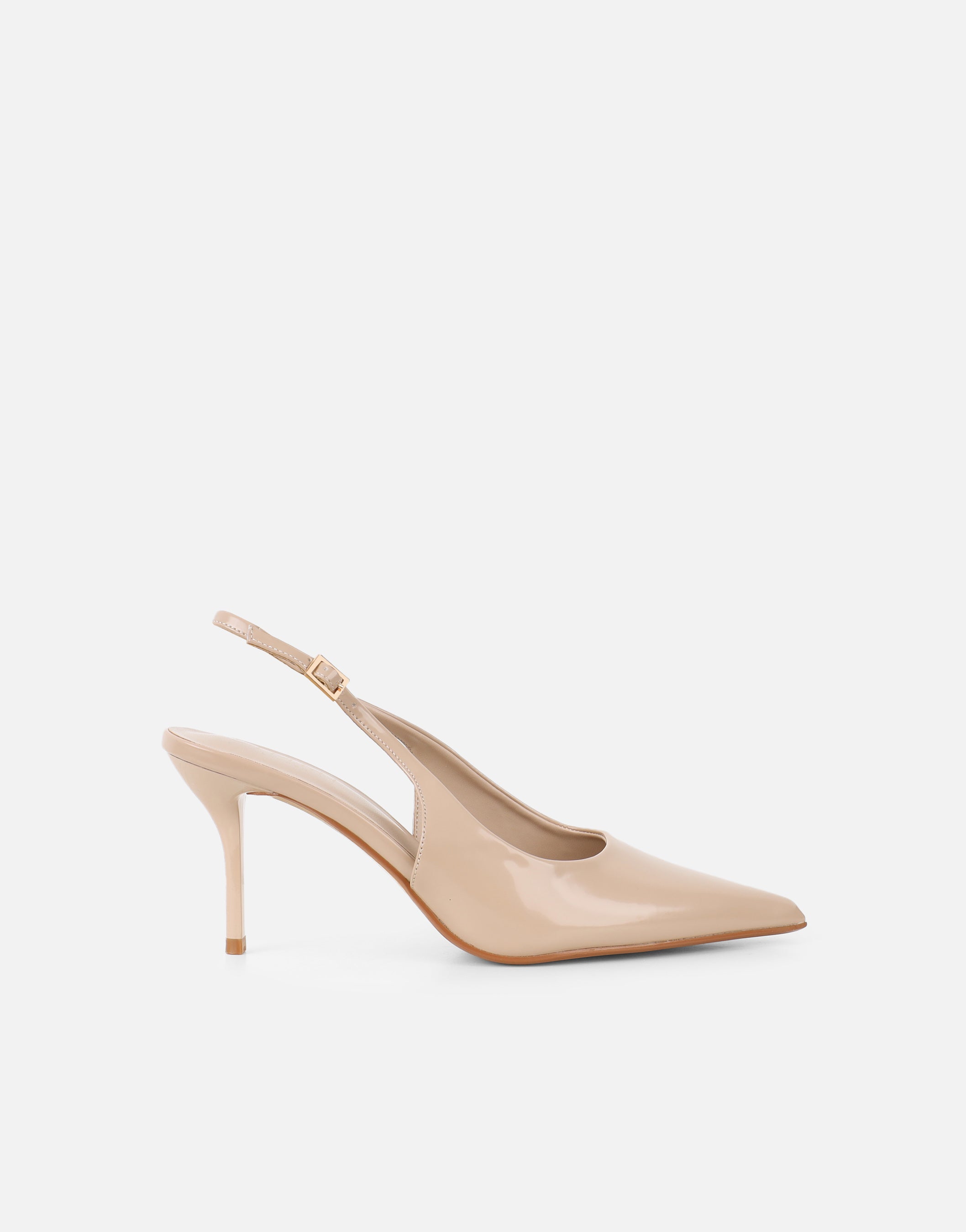 Simmi Nude Slingback Court Shoes