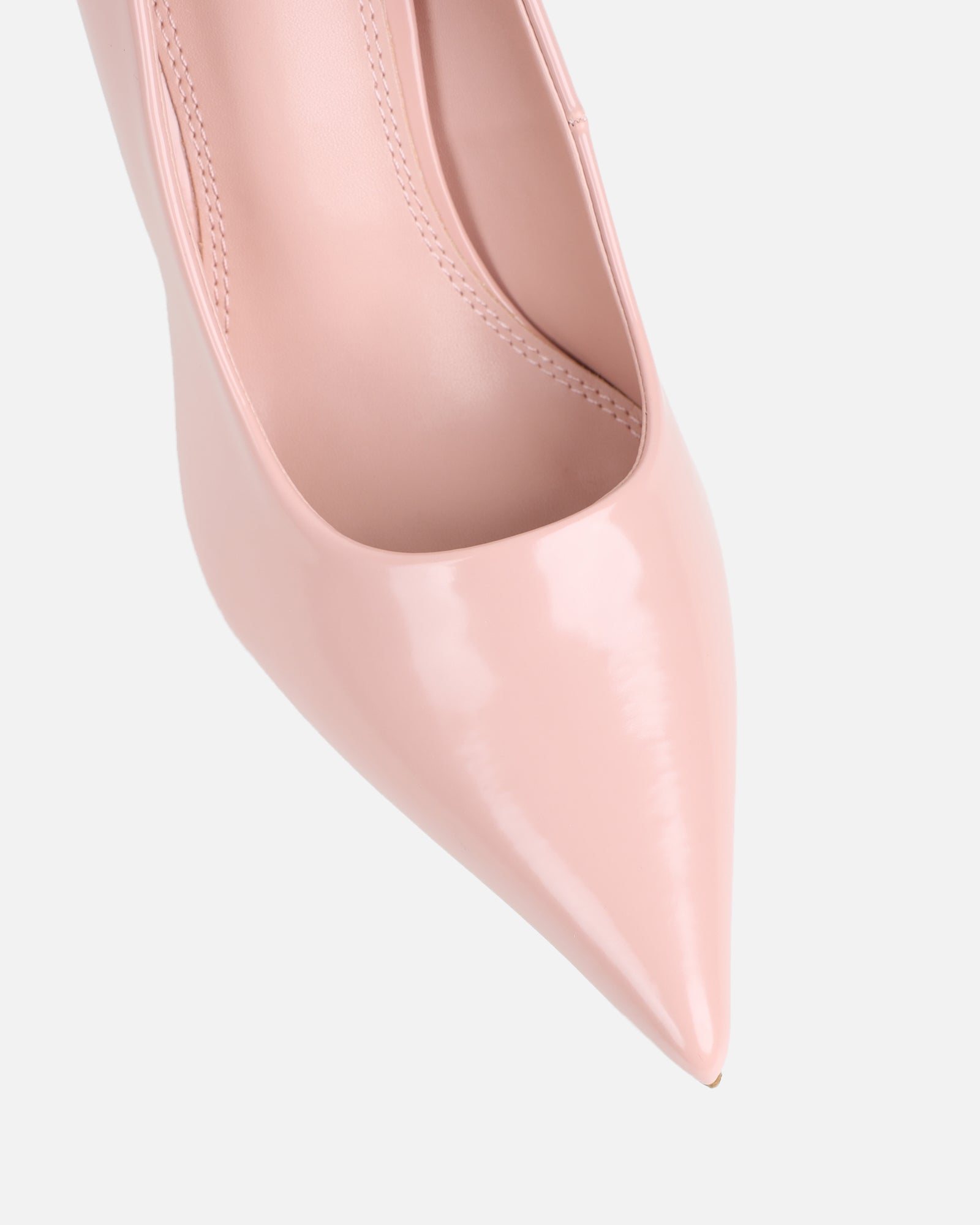 Simmi Pink Low Heeled Court Shoes