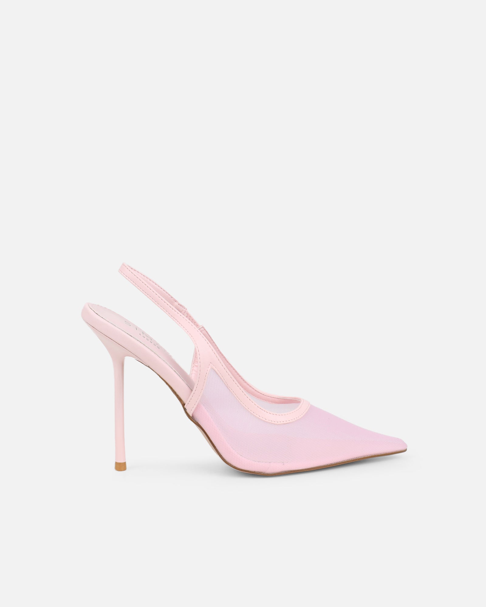 Simmi Pink Mesh Slingback Courts