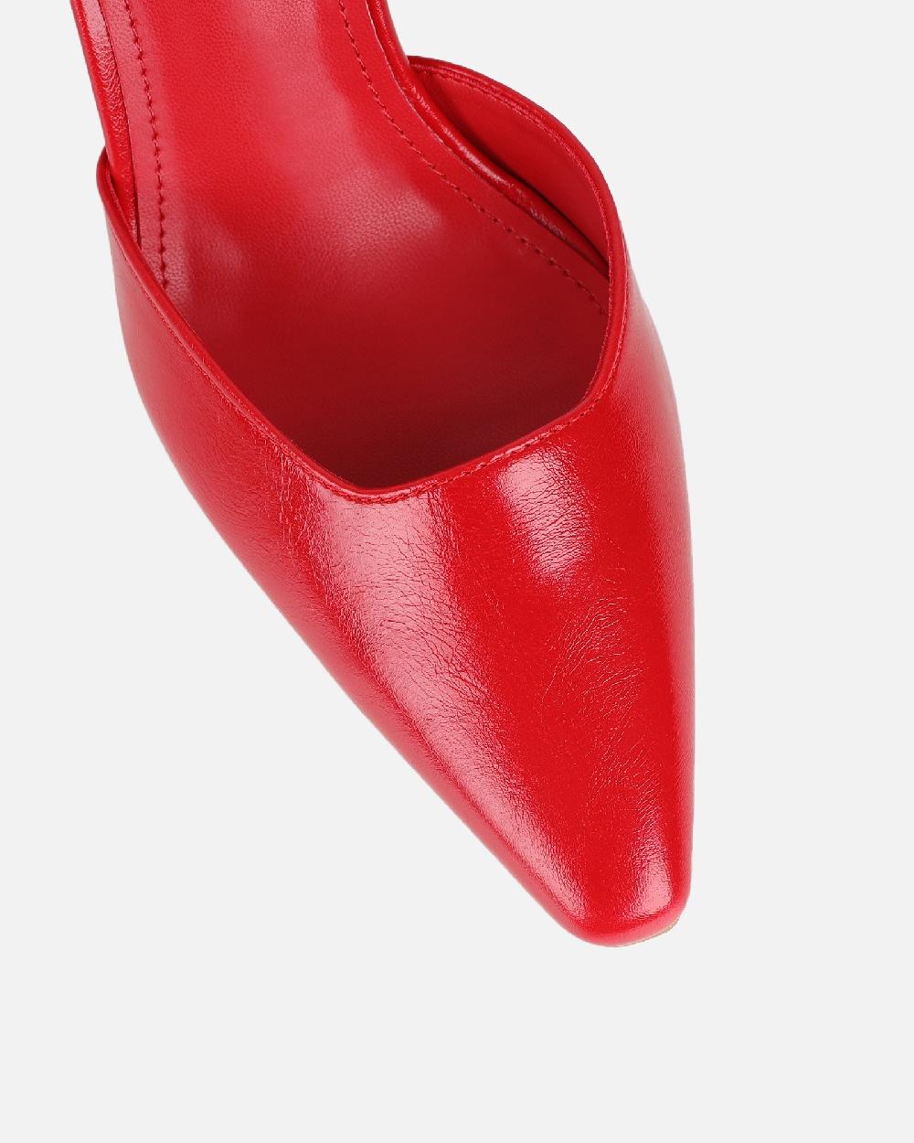 Simmi Red Court Shoes