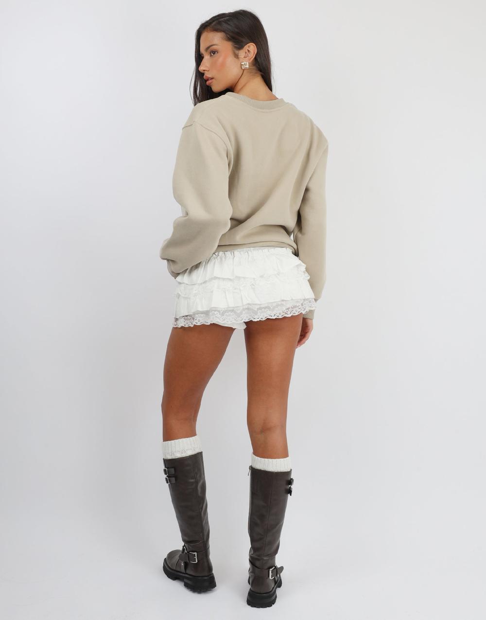 Simmi Simmi Studios Athletics Sweatshirt In Cashew