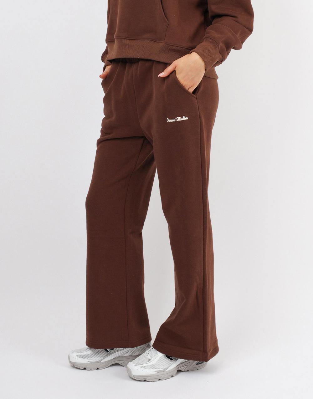 Simmi Simmi Studios Bubble Print Joggers In Brown