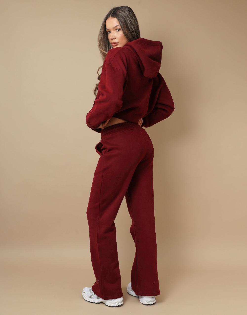 Simmi Simmi Studios Essentials Hoodie In Burgundy