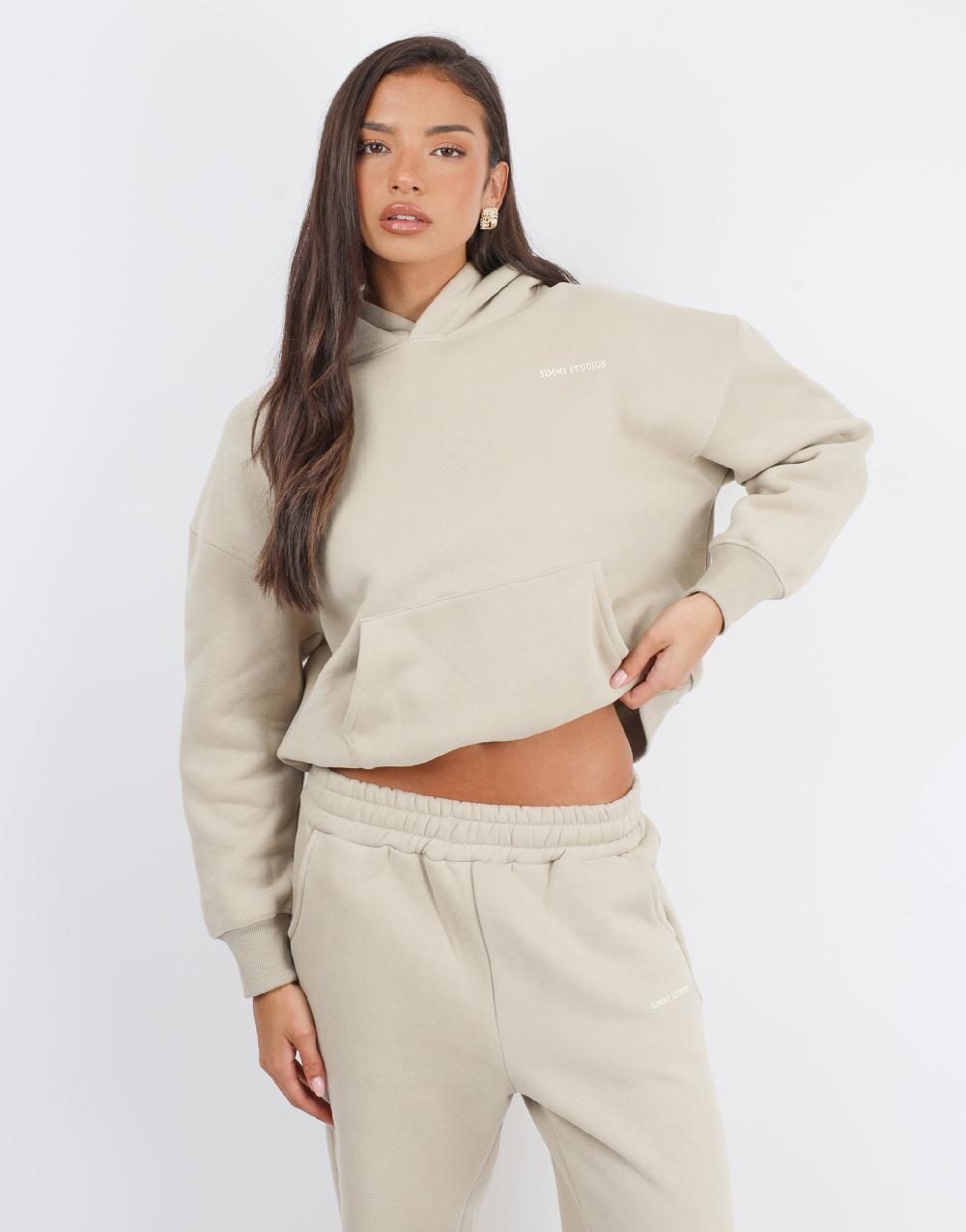 simmi Simmi Studios Essentials Hoodie in Cashew