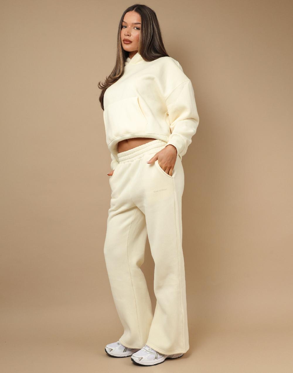 Simmi Simmi Studios Essentials Hoodie In Cream