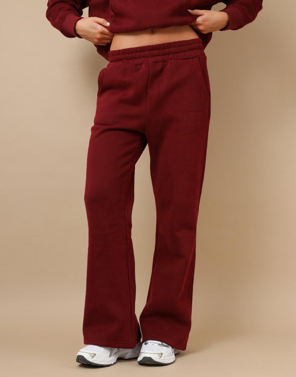 Simmi Simmi Studios Essentials Joggers In Burgundy