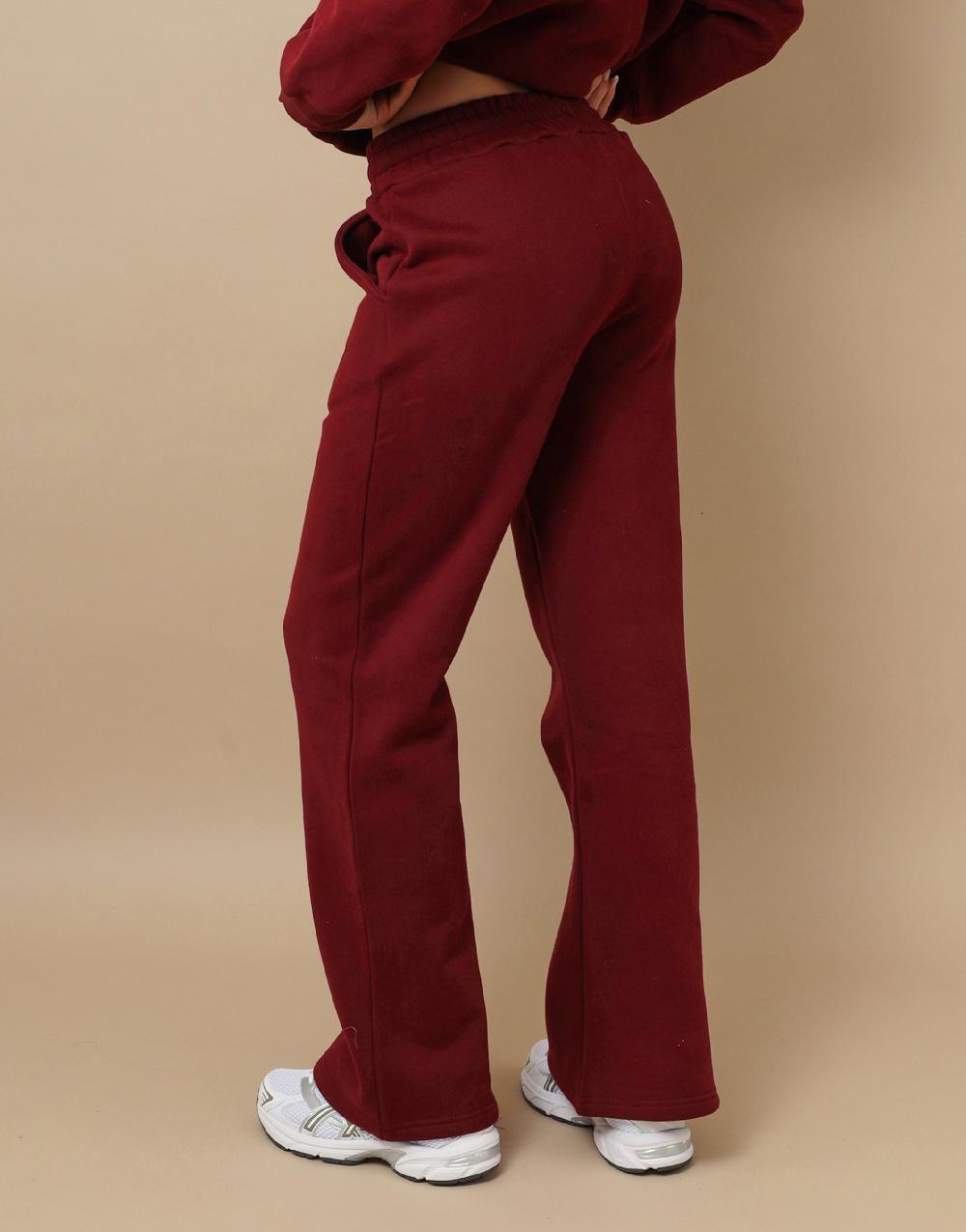 Simmi Simmi Studios Essentials Joggers In Burgundy