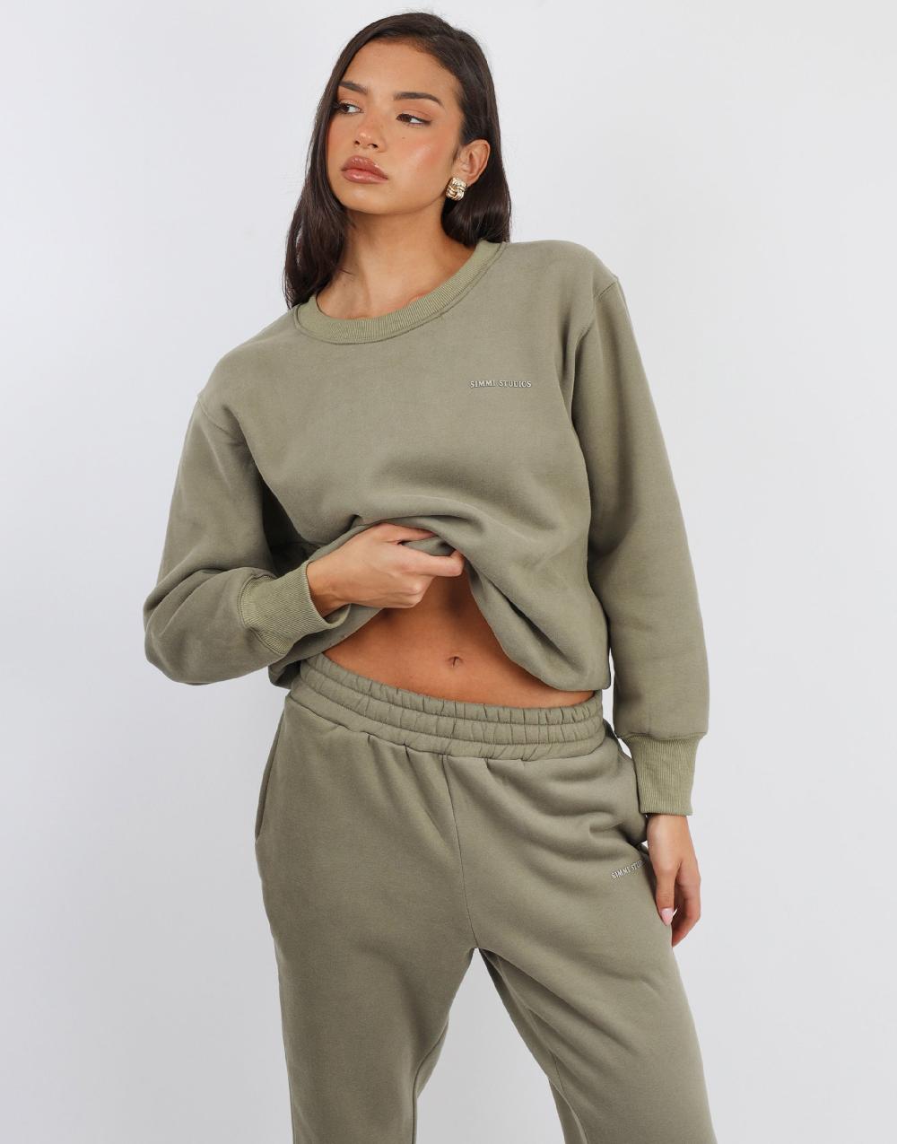 simmi Simmi Studios Essentials Sweatshirt in Olive