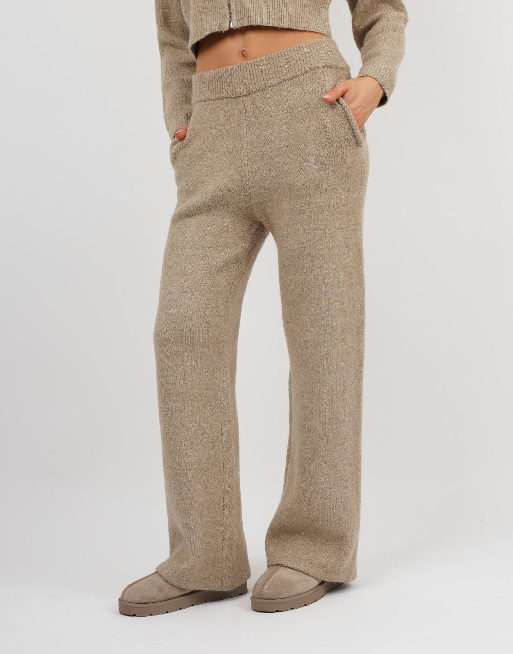 Simmi Simmi Studios Knitted Trousers In Oatmeal