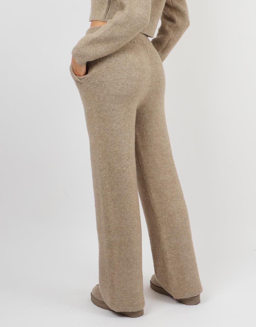 Simmi Simmi Studios Knitted Trousers In Oatmeal