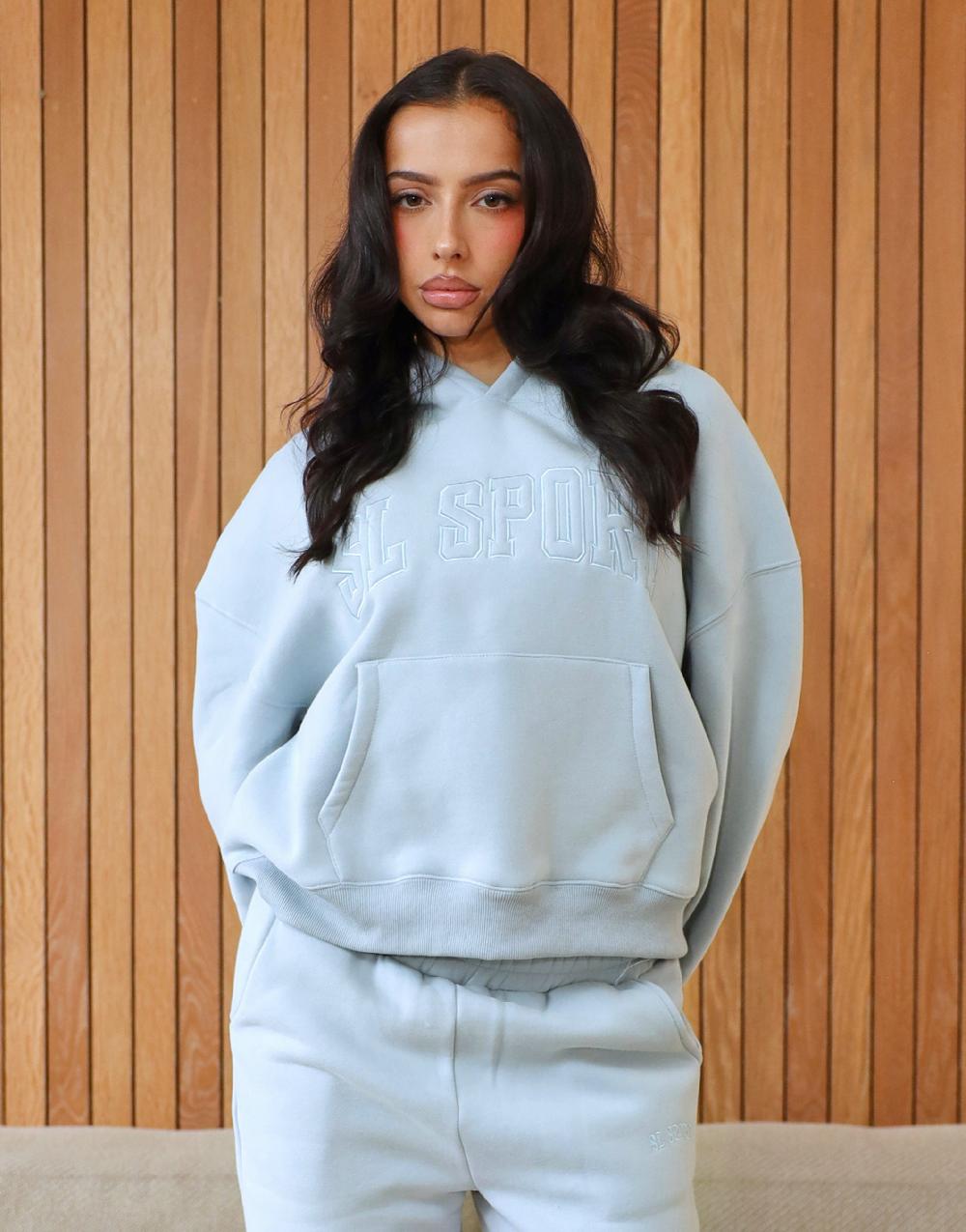 simmi Simmi Studios SL Sport Hoodie In Baby Blue