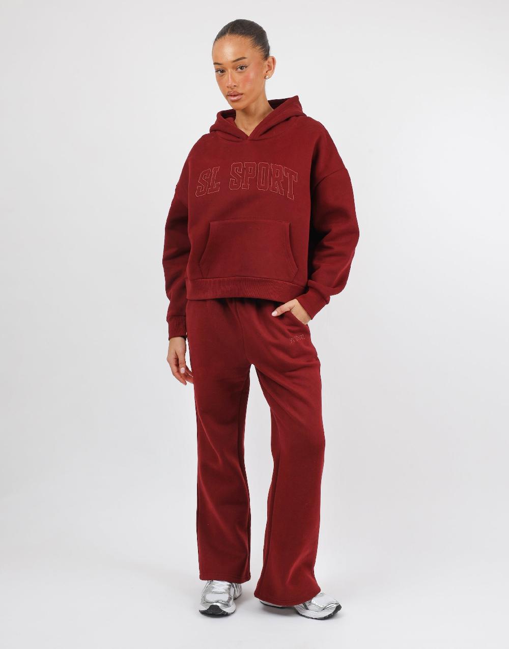 Simmi Simmi Studios SL Sport Hoodie In Burgundy