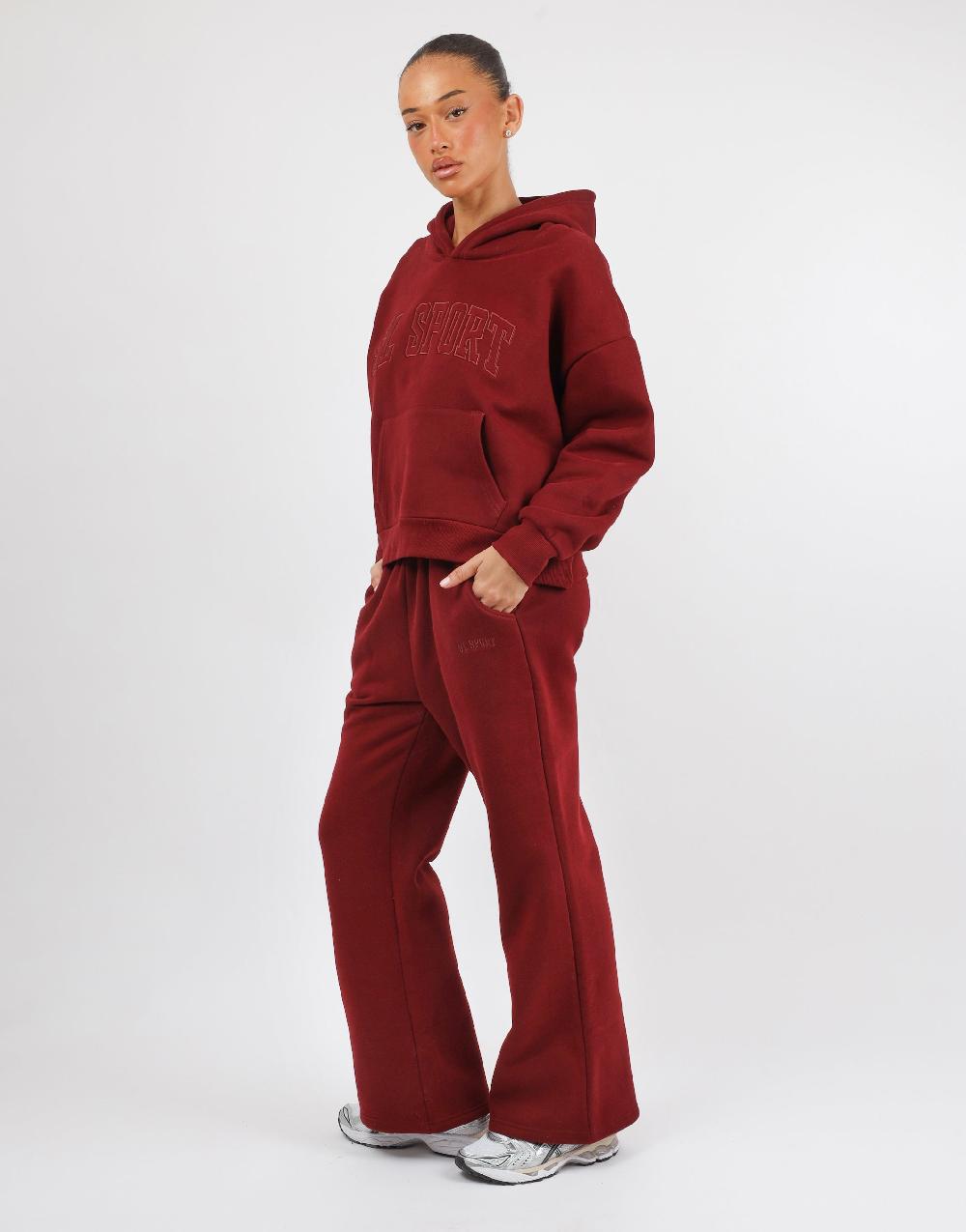 Simmi Simmi Studios SL Sport Hoodie In Burgundy