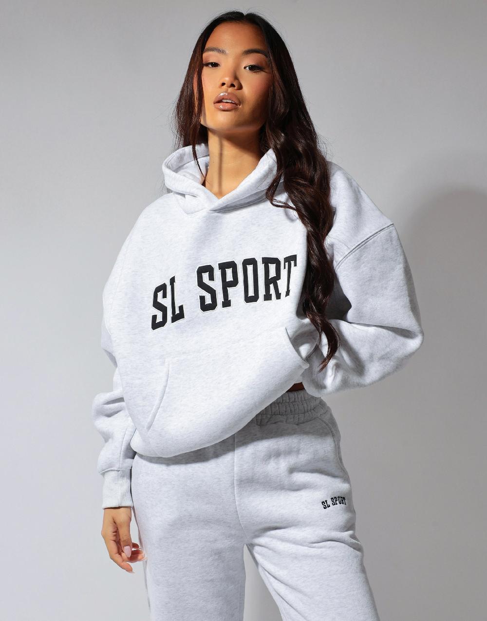 simmi Simmi Studios SL Sport Hoodie In Pebble Grey
