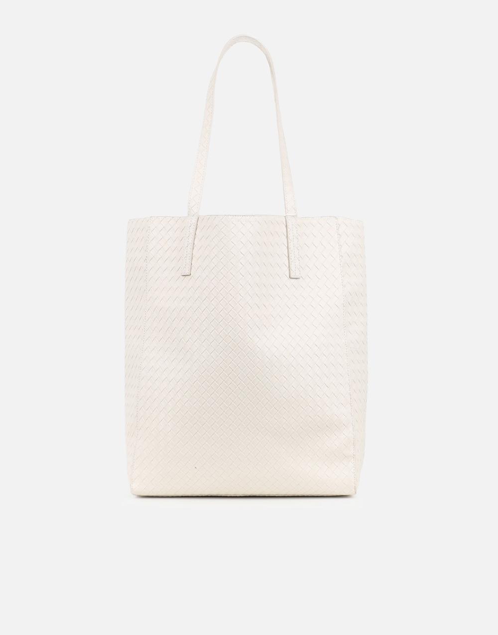 Simmi Stone Large Woven Tote Bag