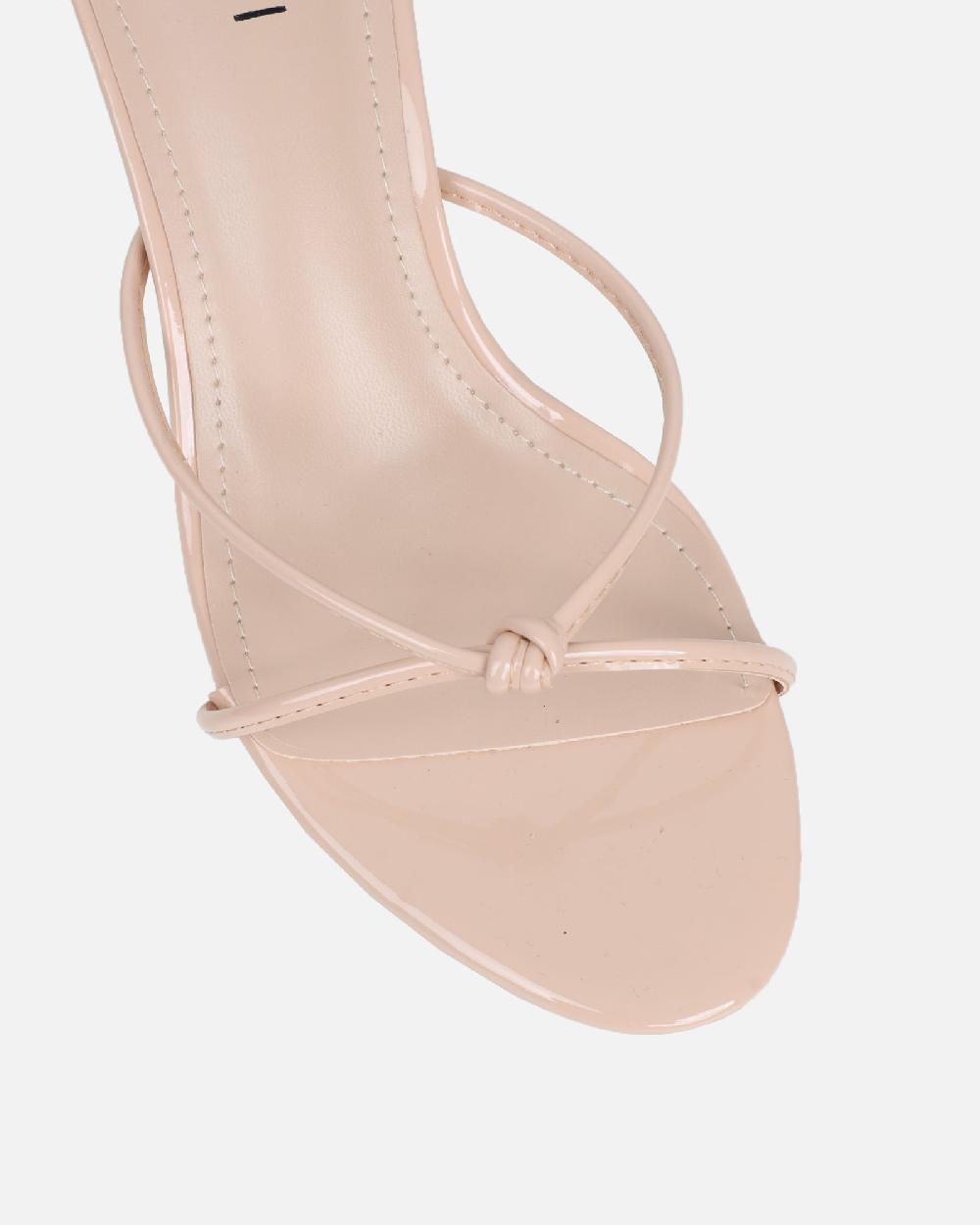 Simmi Stone Patent Mid Heel Mules